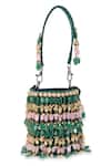 Buy_5elements_Green Beads Janvika Potli Bag _Online_at_Aza_Fashions