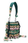 Shop_5elements_Green Beads Janvika Potli Bag _Online_at_Aza_Fashions