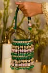 Buy_5elements_Green Beads Janvika Potli Bag _at_Aza_Fashions