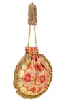 5elements_Gold Beads, Embroidery Avika Potli _at_Aza_Fashions
