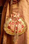 Buy_5elements_Gold Beads, Embroidery Avika Potli _Online