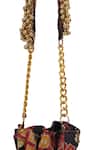 Buy_5elements_Black Beads, Tassels Avika Embroidered Potli 