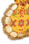 Buy_5elements_Mustard Beads, Tassels Avika Embroidered Potli 