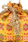 Shop_5elements_Mustard Beads, Tassels Avika Embroidered Potli 