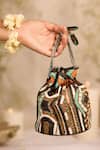 Buy_5elements_Black Beads Devanshi Potli Bag _at_Aza_Fashions