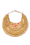Buy_5elements_Gold Beads, Sequins Vamika Embroidered Bag _Online_at_Aza_Fashions
