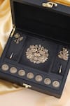 Shop_Cosa Nostraa_Gold Elysian Bloom Signature Gift Set _at_Aza_Fashions