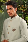 Buy_Cosa Nostraa_Gold Embroidery Plume Sonata Gift Set _at_Aza_Fashions