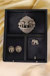 Shop_Cosa Nostraa_Gold Elephant Citadel Gift Set _at_Aza_Fashions