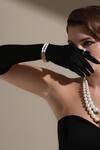 Shop_Dusala_Gold Plated Pearls Cuban Luxe Bracelet _Online_at_Aza_Fashions