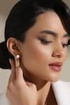 Shop_Dusala_Gold Plated Pearls Elegant Drop Earrings _Online_at_Aza_Fashions