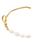 Buy_Dusala_Gold Plated Pearls Timeless Bracelet _Online_at_Aza_Fashions