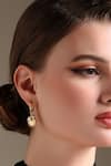 Buy_Dusala_Gold Plated Pearls Ocean Vibe Earrings 