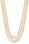 Buy_Dusala_Silver Plated 4 Strand Mala Necklace _Online_at_Aza_Fashions