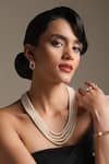 Buy_Dusala_Silver Plated 4 Strand Mala Necklace 