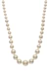 Buy Dusala Silver Plated Graduated Natural Pearl Necklace Online at Aza Fashions Buy_Dusala_Silver Plated Graduated Natural Pearl Necklace _Online_at_Aza_Fashions
