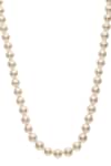 Shop_Dusala_Silver Plated Natural Pearl Necklace _at_Aza_Fashions