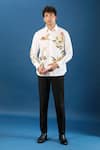 Rohit Bal_Ivory Poplin Embroidery Shirt _Online_at_Aza_Fashions