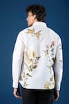Shop_Rohit Bal_Ivory Poplin Embroidery Shirt _at_Aza_Fashions