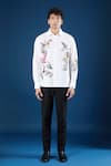 Rohit Bal_Ivory Poplin Embroidery Shirt _Online_at_Aza_Fashions
