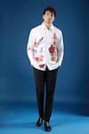 Rohit Bal_Ivory Poplin Embroidery Shirt _Online_at_Aza_Fashions