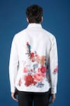 Shop_Rohit Bal_Ivory Poplin Embroidery Shirt _at_Aza_Fashions