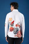 Shop_Rohit Bal_Ivory Poplin Embroidery Shirt _at_Aza_Fashions