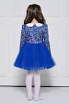 Shop_The Pony & Peony Co._Blue Cotton Bows Royal Vintage Love Dress _at_Aza_Fashions