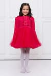 Buy_The Pony & Peony Co._Pink Cotton Bow Detail Dress _at_Aza_Fashions