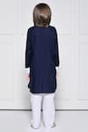 Shop_The Pony & Peony Co._Navy Cotton Plain Kurta With Pant _at_Aza_Fashions