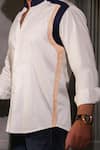 Buy_Menero_White Cotton Pure Shirt _Online_at_Aza_Fashions
