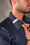 Buy_Menero_Navy Cotton Blue Pure Shirt 
