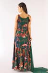 Shop_Basanti - Kapde Aur Koffee_Green Crepe, Net Beads, Embroidery Scoop Neck Sharara Set _at_Aza_Fashions