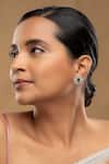Shop_Sica Jewellery_Green 925 Silver 3-way Jhumki Earrings _Online_at_Aza_Fashions