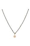 Shop_Sica Jewellery_Black 925 Silver Ayra Mangalsutra _at_Aza_Fashions