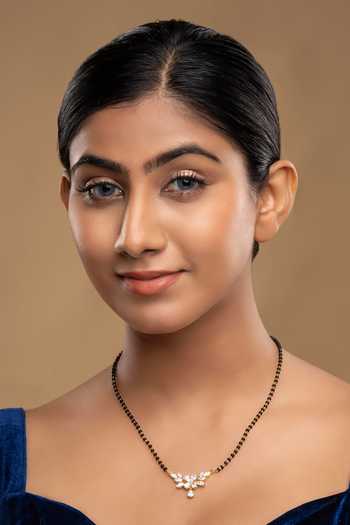 Buy_Sica Jewellery_Black 925 Silver Palasa Mangasutra _at_Aza_Fashions