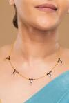 Buy_Sica Jewellery_Black 925 Silver Tisca Mangalsutra _at_Aza_Fashions