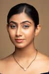 Buy_Sica Jewellery_Black 925 Silver Usira Mangalsutra _at_Aza_Fashions