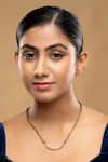 Buy_Sica Jewellery_Black 925 Silver Sarja Mangalsutra _at_Aza_Fashions