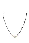 Shop_Sica Jewellery_Black 925 Silver Varahi Mangalsutra _at_Aza_Fashions