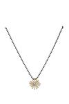 Shop_Sica Jewellery_Black 925 Silver Yuthica Mangalsutra _at_Aza_Fashions