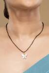 Buy_Sica Jewellery_Black 925 Silver Danaid Mangalsutra _at_Aza_Fashions