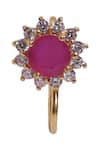 Sica Jewellery_Pink Stones 925 Silver Nosepin _Online_at_Aza_Fashions