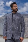 Buy Amit Arora Gray Polyester, Lycra, Knit, Twill Embroidery Hand Sherwani Jacket Kurta Set Online at Aza Fashions Buy_Amit Arora_Gray Polyester, Lycra, Knit, Twill Embroidery Hand Sherwani Jacket Kurta Set _Online_at_Aza_Fashions