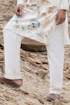 Buy_Amit Arora_Off White Polyester Embroidery Kurta With Pant _Online_at_Aza_Fashions