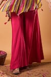Buy_Mamicha_Multi Color Cotton Embroidery Round Neck Multicolor Designer Kurta And Pant Set _Online_at_Aza_Fashions