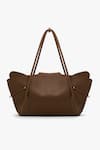 Buy_Outhouse_Brown The Boss Tote Bag _Online_at_Aza_Fashions
