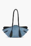 Shop_Outhouse_Blue Chains The Resort Boss Denim Tote Bag _at_Aza_Fashions
