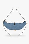 Shop_Outhouse_Blue Chains The Boss Swing Denim Bag  _Online_at_Aza_Fashions
