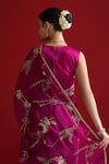 Buy_Sitaraa_Purple Embroidery Irajaa Mulberry Wood Saree With Blouse _Online_at_Aza_Fashions